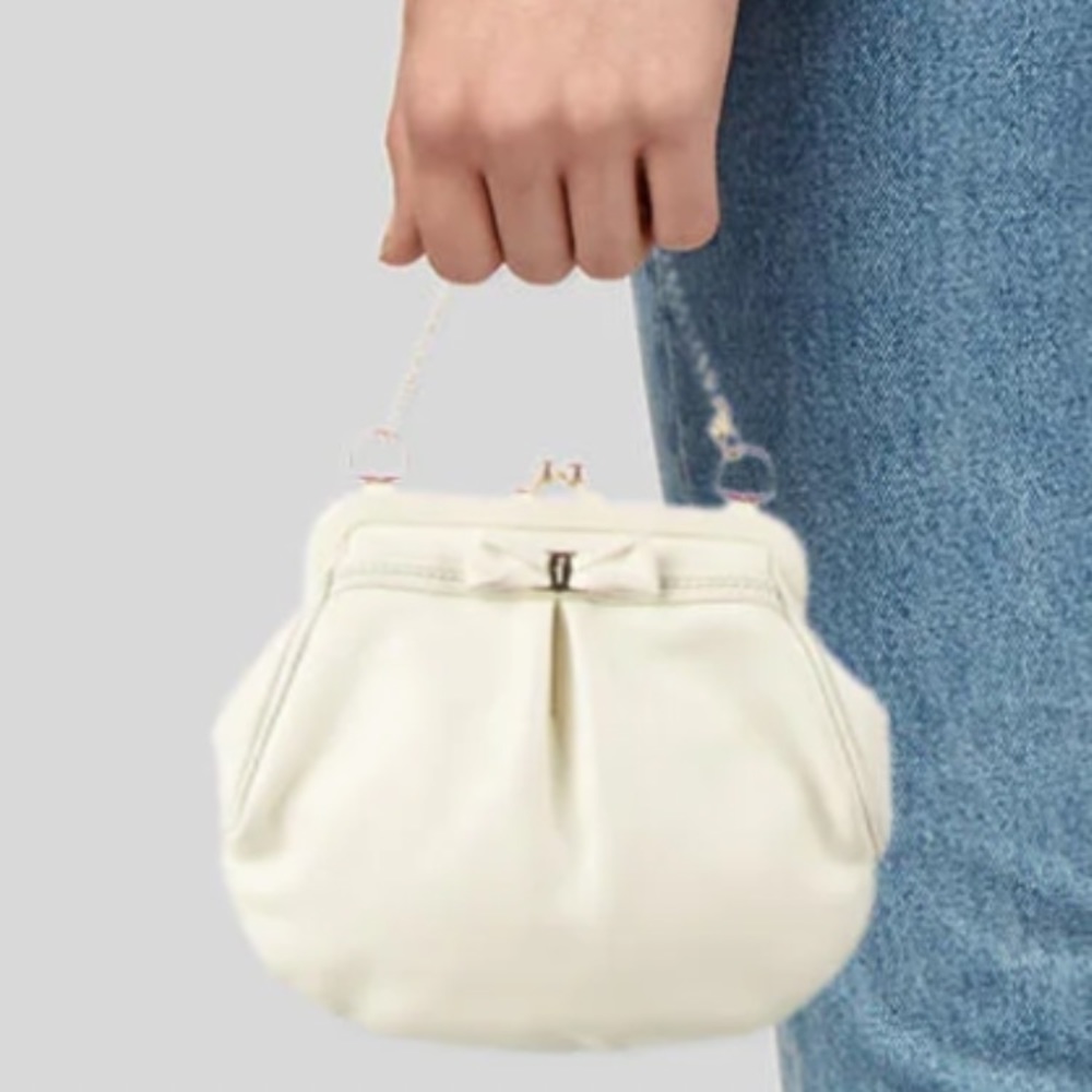 Authentic Salvatore Ferragamo leather evening bag with original Dust bag.